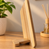 Espejo con base de madera