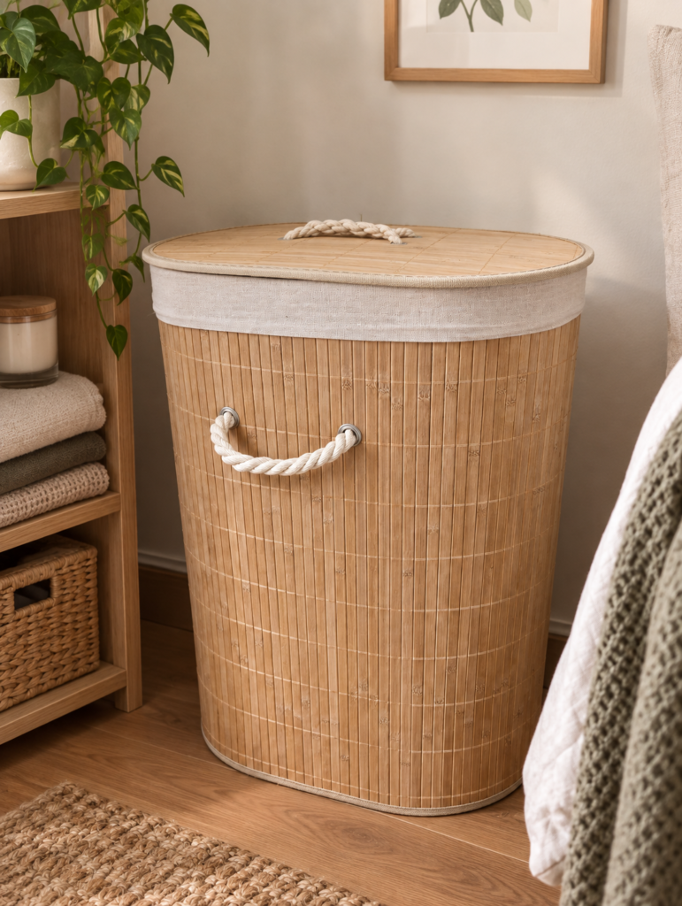 Cesto de bamboo estilo natural