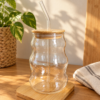 Vaso ondas de vidrio