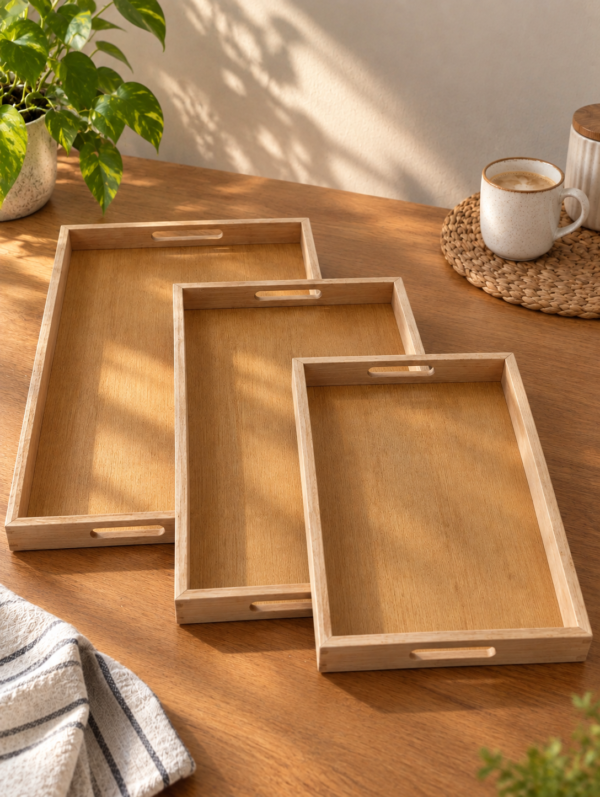 Bandejas de madera